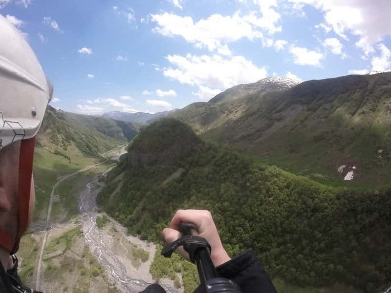 Georgia: Paragliding tandem flight in Gudauri with video - GoPro Footage And Optional Insta360 Video