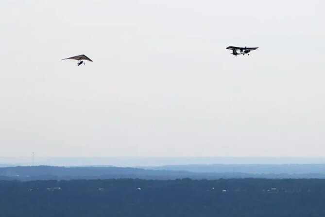 Hang Gliding Tandem Adventure 1500 - The tow into the Georgia sky
