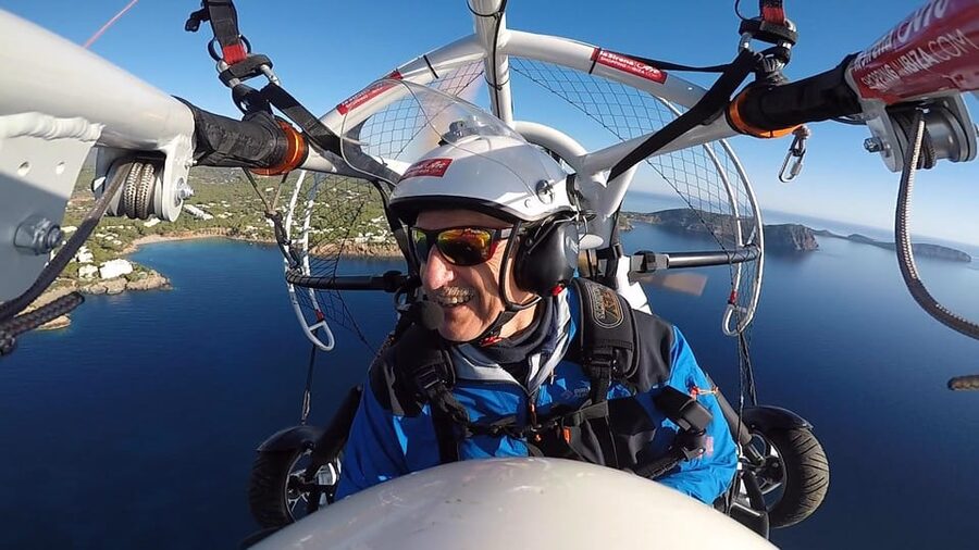 Ibiza: 25min Motorized Paragliding Flight - Taking off from Santa Gertrudis