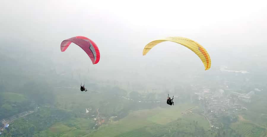 Jakarta: Paragliding on Top Mountain & Tea Plantation - Lunch and the value of the package