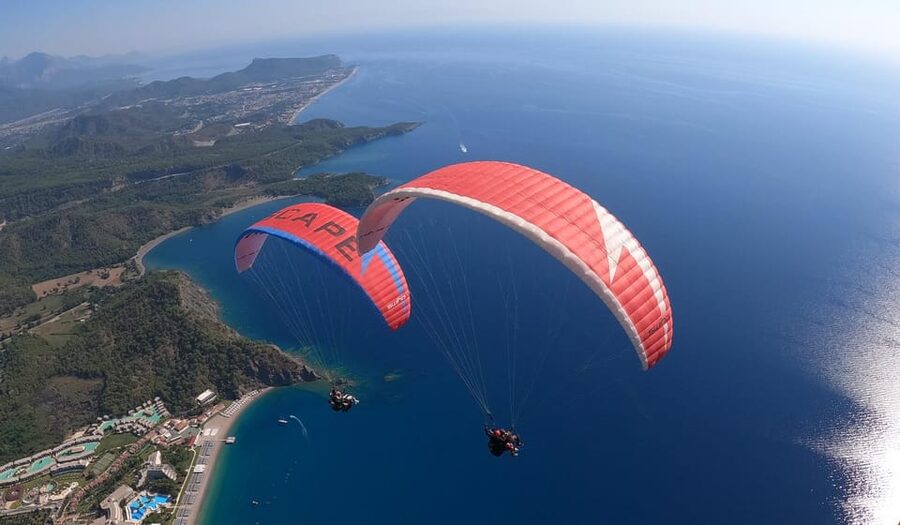 Kemer: Paragliding with Hotel Transfer & Cable Car - What takeoff feels like
