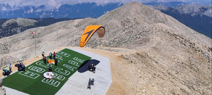 Kemer: Paragliding with Hotel Transfer & Cable Car - The beach landing at Tekirova