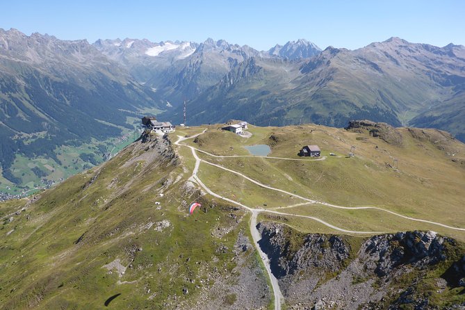 Klosters Tandem Paragliding Flight from Gotschna - A quiet glide over Davos and Klosters