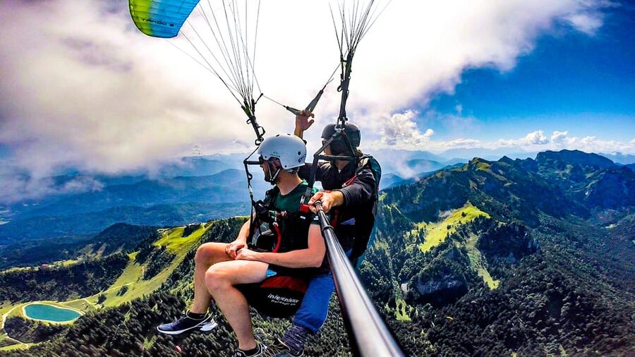 Lenggries: Tandem Paragliding Flight - Key points about the Brauneck flight