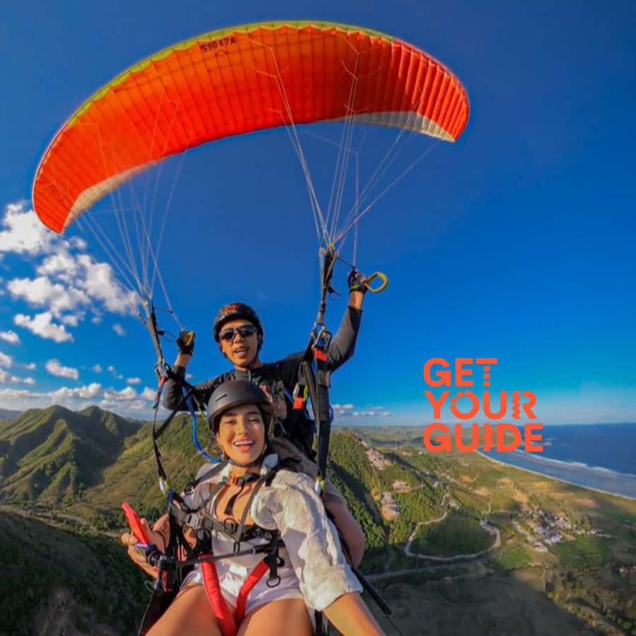 Lombok : Tandem Paragliding With Pilot, Cave & Village - Three Lombok experiences in one day