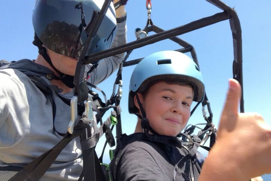 Los Angeles: 30-Minute Tandem Paragliding Experience - The safety briefing and the short run to takeoff