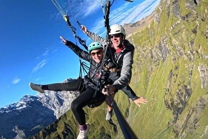 Lucerne: Paragliding Tandem Flights - Lake Lucerne or Engelberg Valley