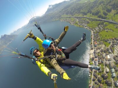 Tandem-Paragliding Flight