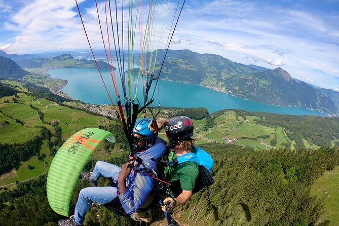 Luzern / Lucerne Professional Paragliding Tandem Flights - The flight: up to 20 minutes above Lucerne
