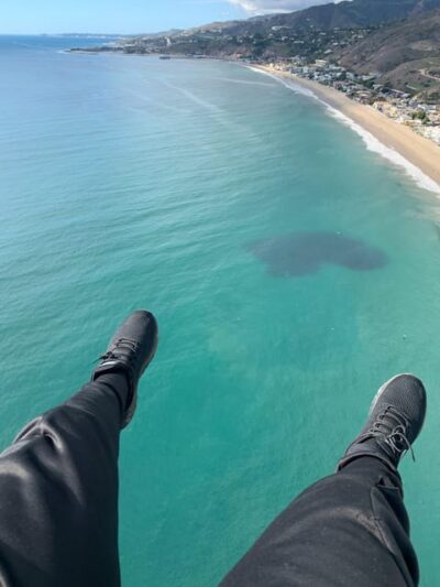 Malibu Hills to Beach: Tandem Paragliding Flight Adventure