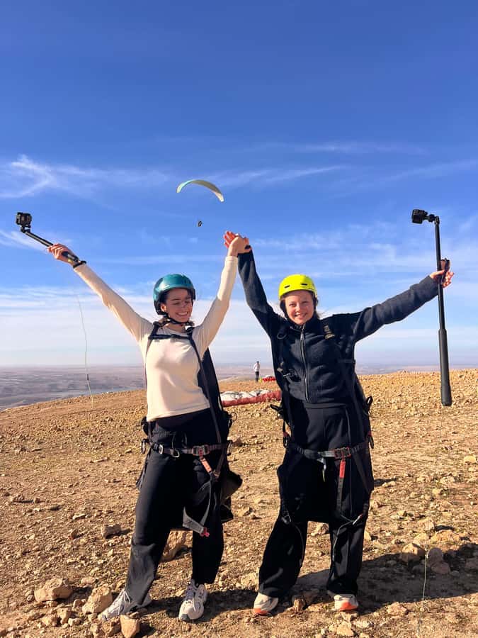 Marrakech Adventure: Paragliding, Camel Ride & Breakfast - The GoPro recording: useful, but keep expectations sensible