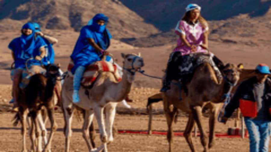 Marrakech Adventure: Paragliding, Camel Ride & Breakfast - The drive from Marrakech to the High Atlas foothills