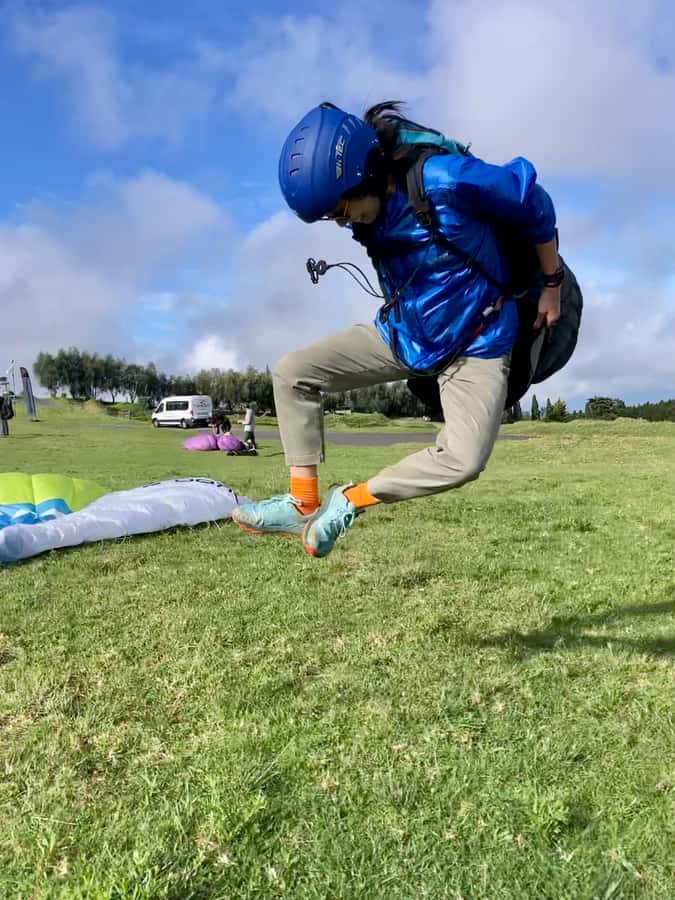 Maui: Top Gun Paragliding Tandem Flight - What the Haleakalā takeoff feels like