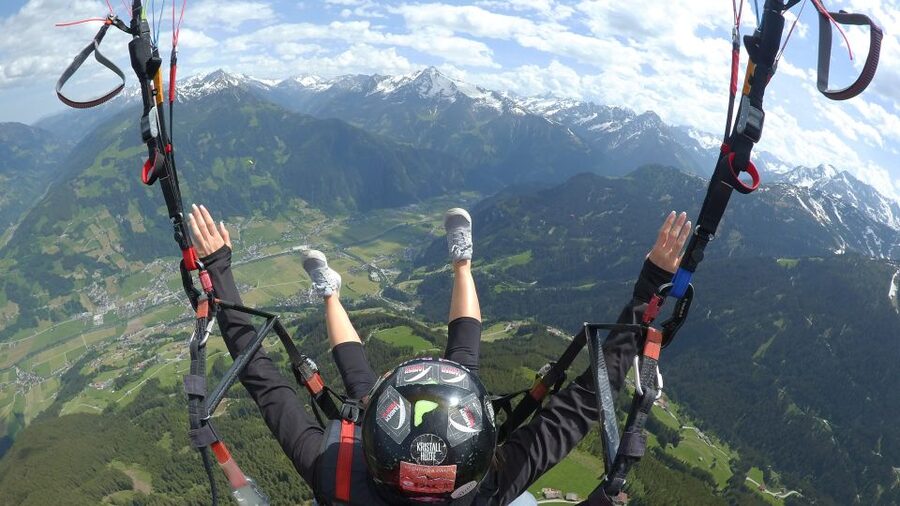 Mayrhofen: Paragliding Adventure With Soaring Views - Takeoff takes only a few running steps