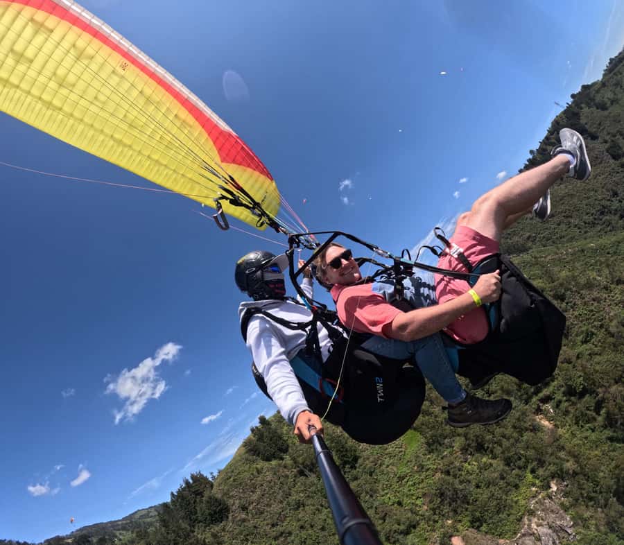 Medellin: Paragliding flight with GoPro photos and videos - What the $93 price really covers