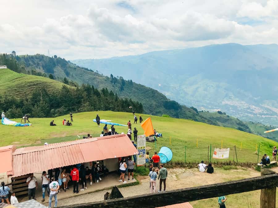 Medellín: Paragliding in the Colombian Andes - From Parque Lleras to the San Félix launch site