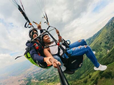 Paragliding in the Colombian Andes