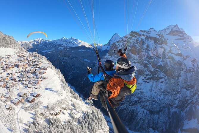Mürren Lauterbrunnen: Paragliding Panorama Tandem Flights - Mürrenbachfall and the waterfalls of Lauterbrunnen