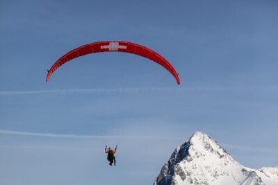 Paragliding over the Lauterbrunnen Valley