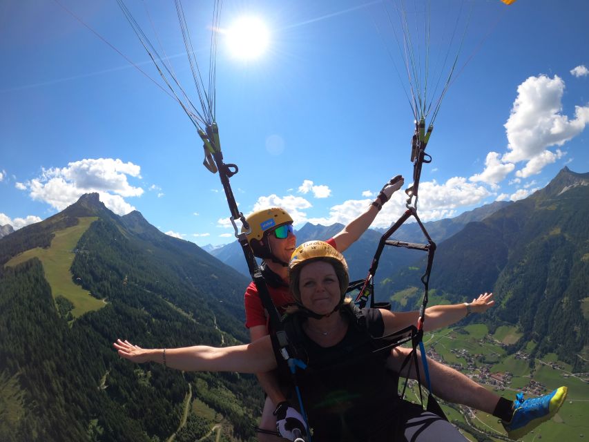 Neustift im Stubaital: Panoramic Tandem Paragliding Flight - Taking off from Neustift in the Stubai Valley