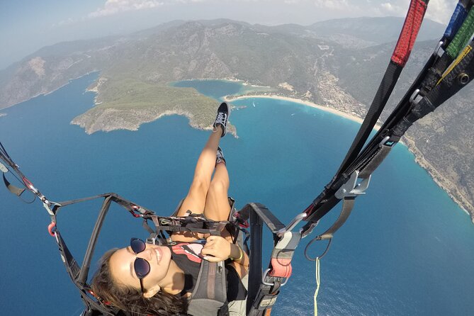 Oludeniz Paragliding Fethiye Turkey, Additional Features - Ölüdeniz Blue Lagoon from the air