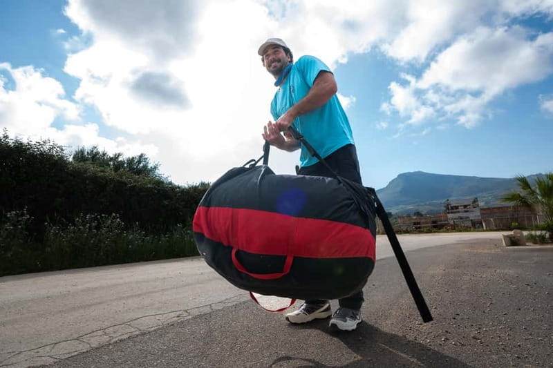 Palermo: paragliding flight with instructor foto and video - What the ride feels like for a nervous beginner