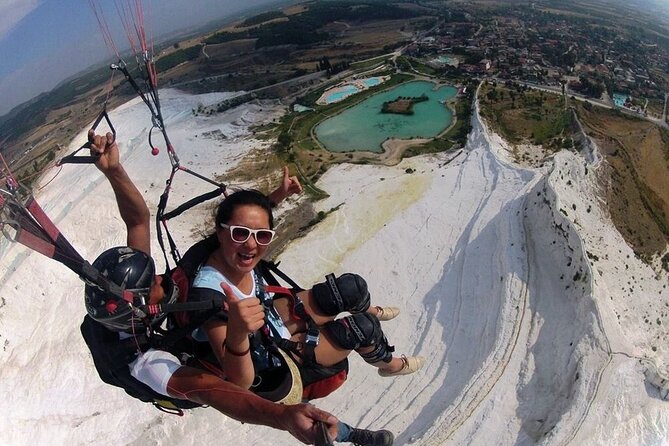 Pamukkale Paragliding Experience By Local Expert Pilots - The launch: a short run, then open air