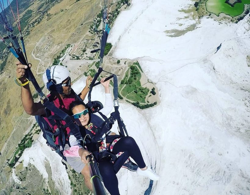 Pamukkale: Tandem Paragliding with Ancient Hierapolis Views - What you see during the 15 to 30-minute flight