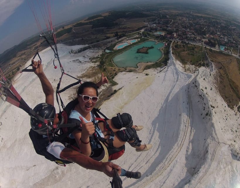 Pamukkale: Tandem Paragliding with Ancient Hierapolis Views - Landing, photos, and the extra cost