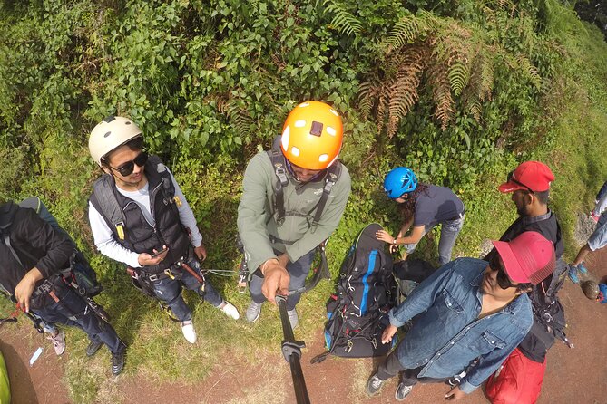 Paragliding - The views over Phewa Lake and Annapurna