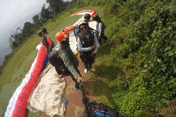 Paragliding - Landing and returning to your hotel