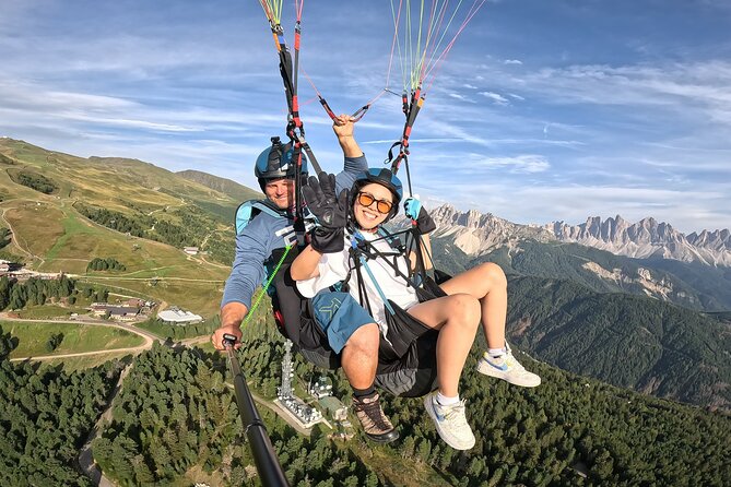 Paragliding adventure Plose/Brixen Dolomites for nature lovers - Taking off from Plose above Brixen