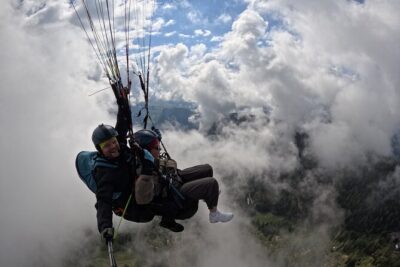 Paragliding adventure Plose/Brixen Dolomites for nature lovers