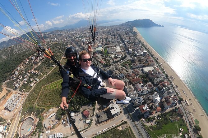 Paragliding Alanya Antalya Turkey - From Alanya pickup to the mountain launch