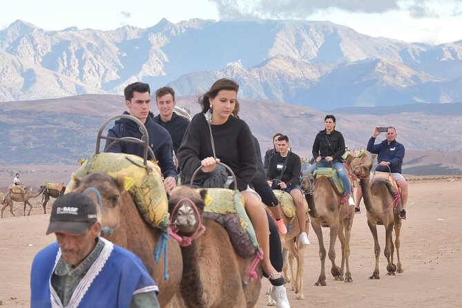 Paragliding and Camel tour in Agafay from Marrakech - Tea on a Berber terrace near the mountains