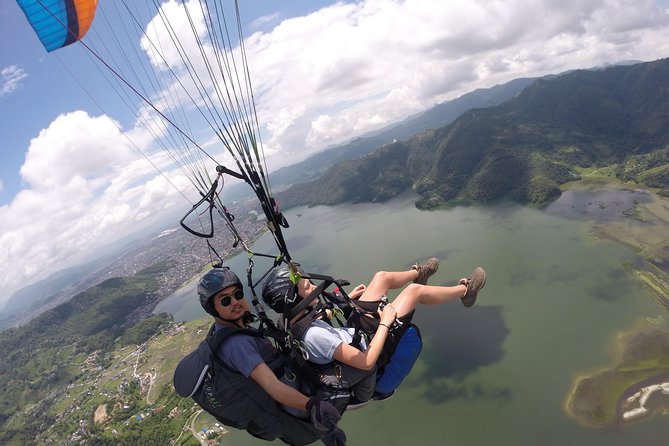 Paragliding at Pokhara - The Briefing Before Takeoff