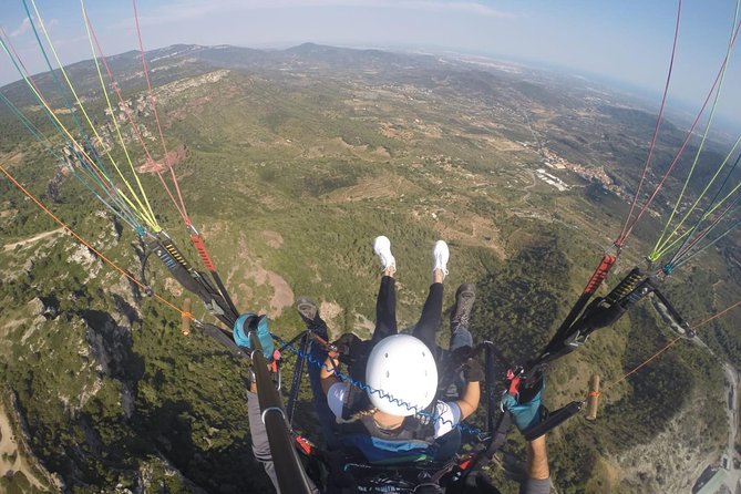 paragliding at the mountains with hotel pickup - A short flight with a big change of scenery