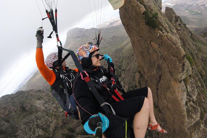 Paragliding Epic Experience in Tenerife with the Spanish Champion Team - Mountain views, beaches, and a landing by the bar