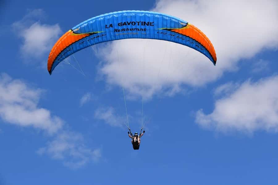 Paragliding Experience - Two Possible Landing Spots