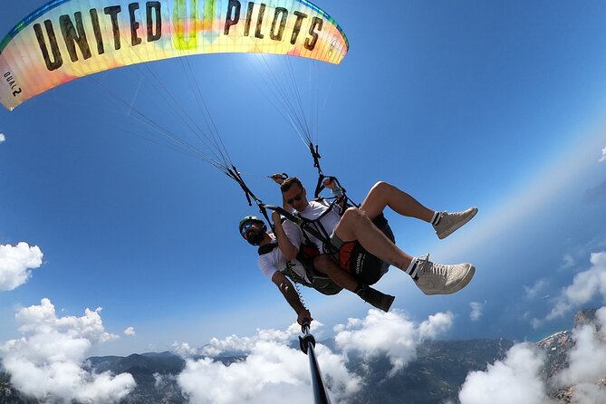 Paragliding Experience in Ölüdeniz - Views toward the coast and Butterfly Valley