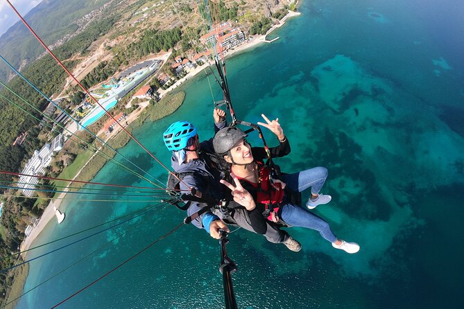 Paragliding First Class Above Ohrid - What you can see from the air