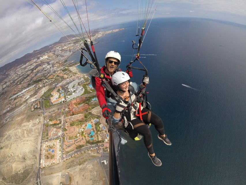 Paragliding flight with a Spanish Champion 2021/2022. - The three Costa Adeje pickup points