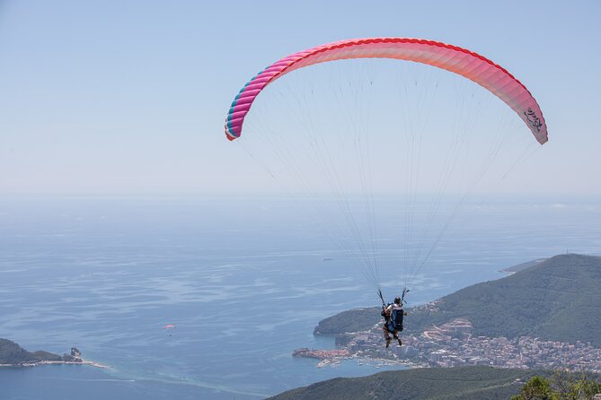 Paragliding in Budva with Certified Pilot (Free Pick-Up Included) - Flying Above the Budva Riviera