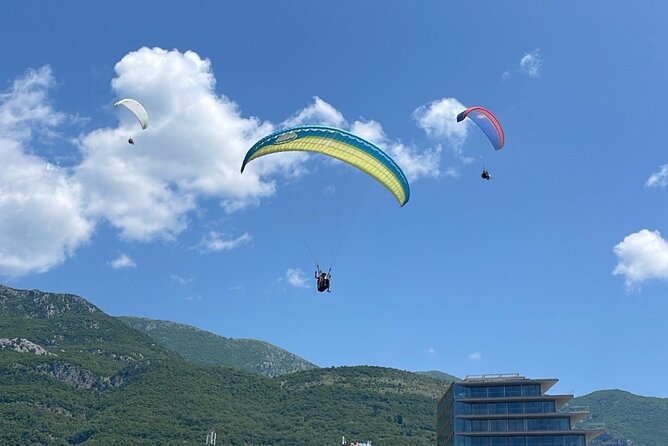 Paragliding in Budva with Certified Pilot (Free Pick-Up Included) - Weather Is Part of the Plan