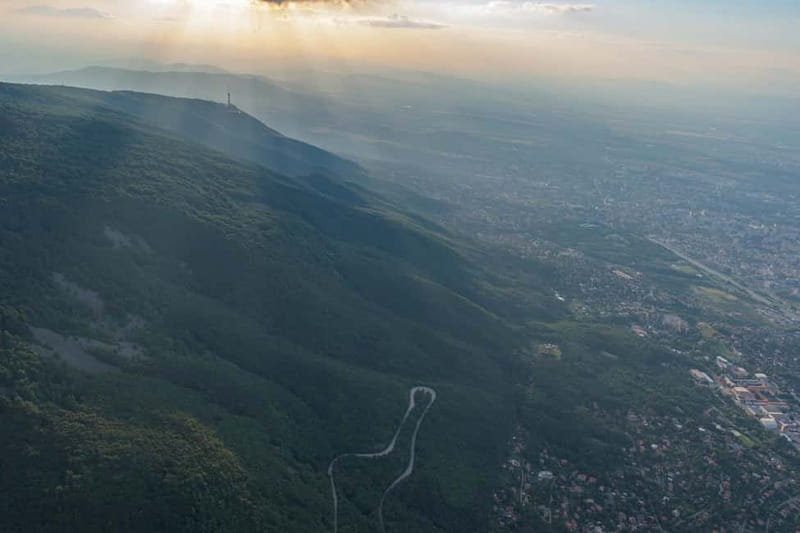 Paragliding Sofia from Above - Starting high on Vitosha at Goli Peak