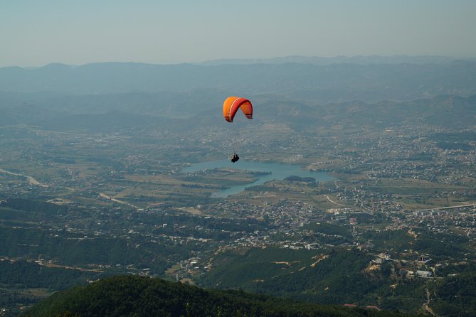 Paragliding Tandem Experience From Dajti Mountain - Landing and returning to the cable-car station
