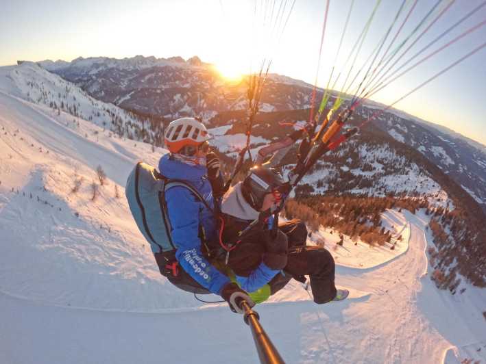 Paragliding Tandem Flight Kronplatz Dolomites Alps - The 17-minute cable car ride to the mountain