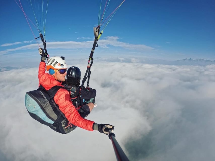 Paragliding Tandem Flight Kronplatz Dolomites Alps - What the 5 to 6 meter takeoff feels like