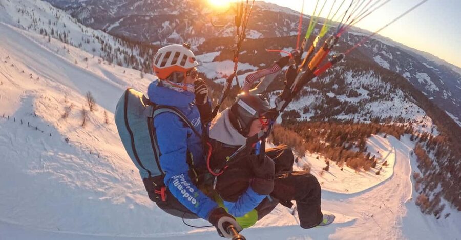 Paragliding Tandem Flight Kronplatz Dolomites Alps - Meeting at Via Funivia 10