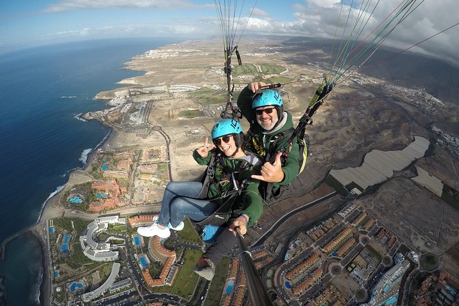 Paragliding Tandem Flight over Costa Adeje with FREE pick up!!! - The launch and the 15 to 20 minute flight